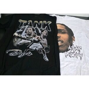 2pc Lot Game Changer Tee Shirts Tank Davis A$AP Rocky Mens‎ XL Streetwear EUC